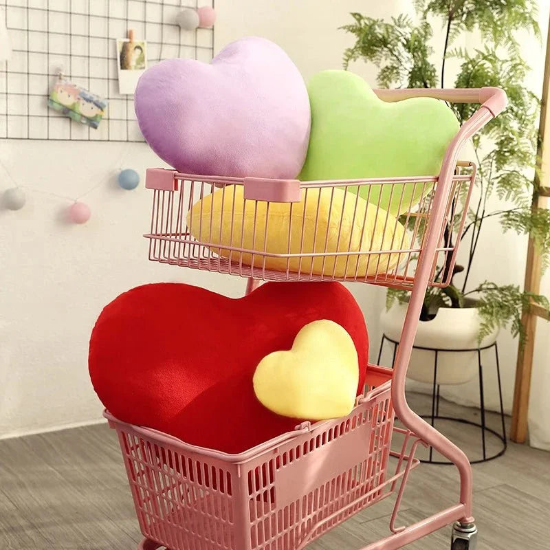 Love at First Sight Plush Heart-Shaped Pillow