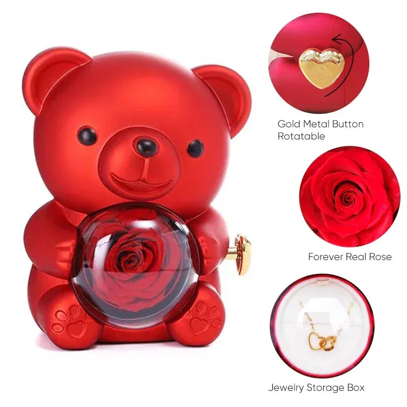 Love At First Site- Teddy Bear Jewelry Box