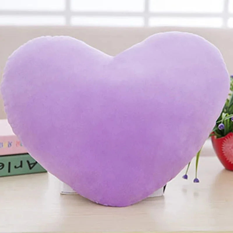 Love at First Sight Plush Heart-Shaped Pillow
