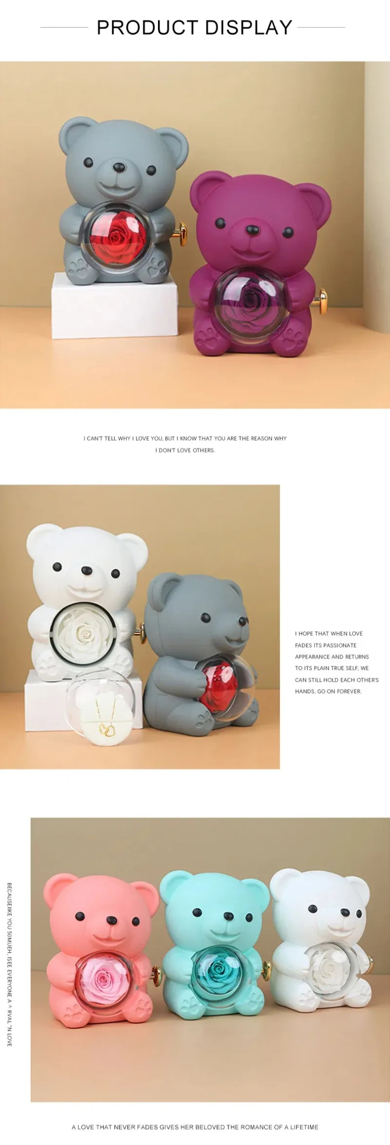 Love At First Site- Teddy Bear Jewelry Box
