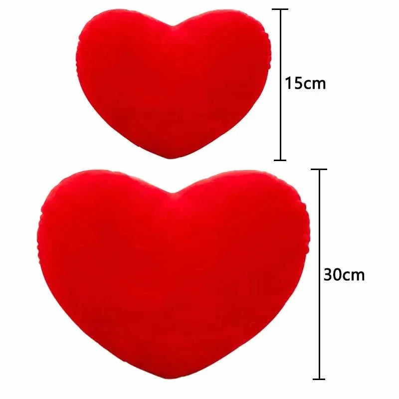 Love at First Sight Plush Heart-Shaped Pillow