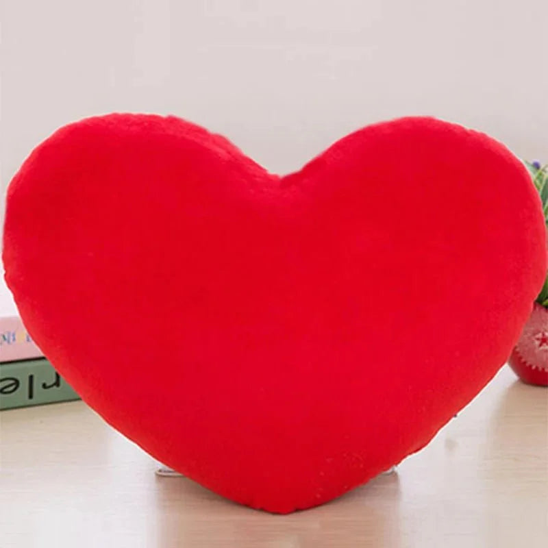 Love at First Sight Plush Heart-Shaped Pillow