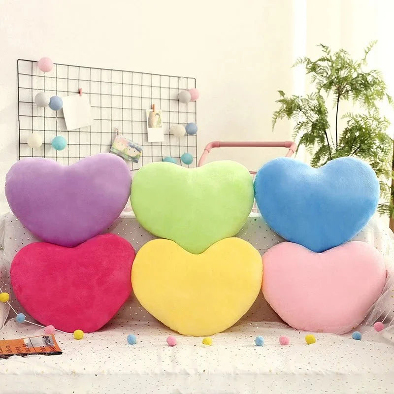 Love at First Sight Plush Heart-Shaped Pillow