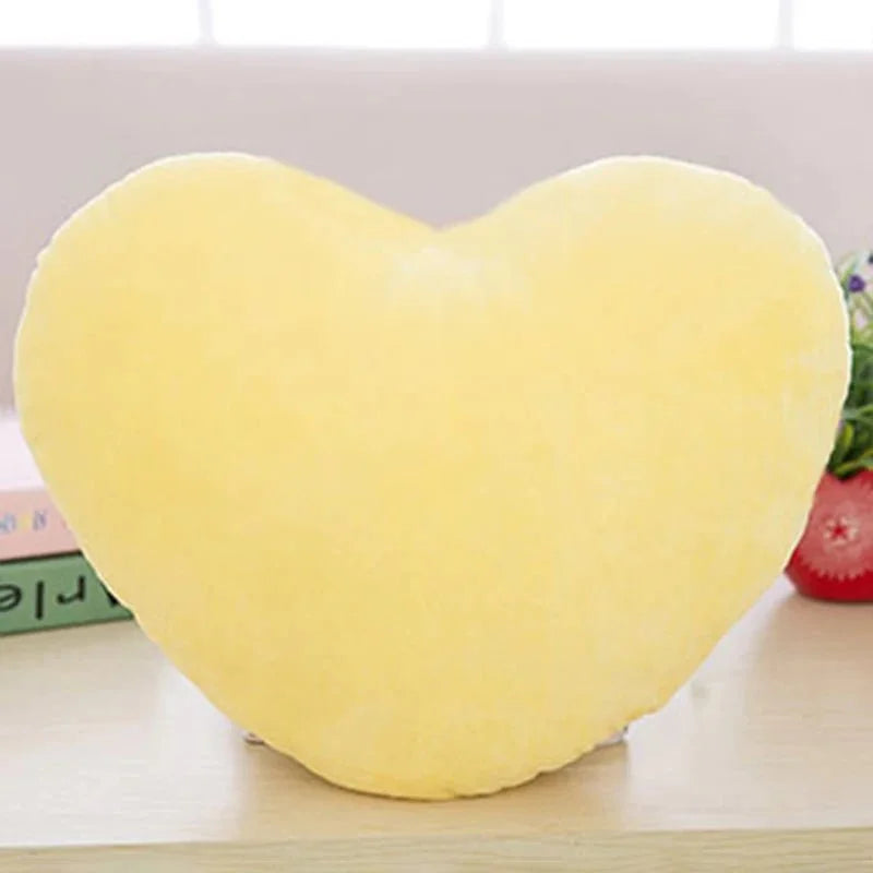 Love at First Sight Plush Heart-Shaped Pillow