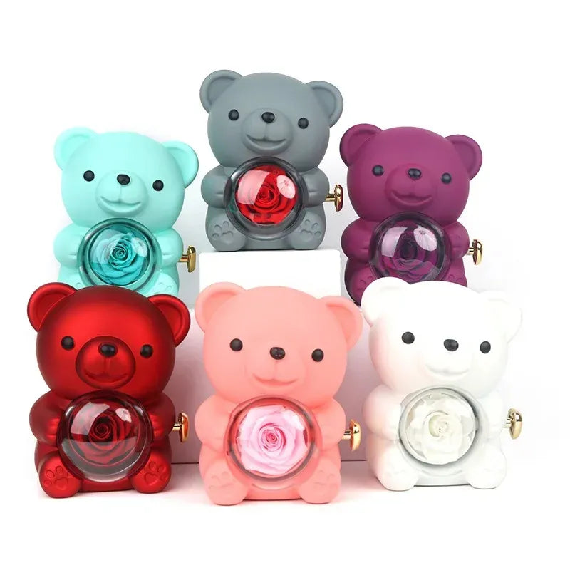 Love At First Site- Teddy Bear Jewelry Box