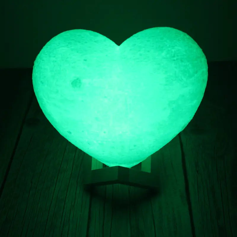 Love At First Site Heart-Shaped Moon Lamp